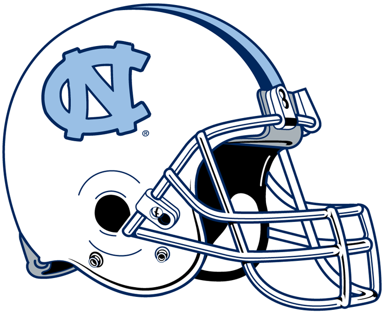 North Carolina Tar Heels 1999-Pres Helmet 02 vinyl decal